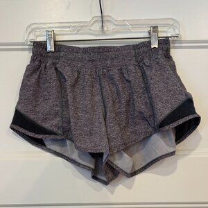 Lululemon 2.5" Hotty Hot Short II - Heather Lux Multi Black/Heathered Black